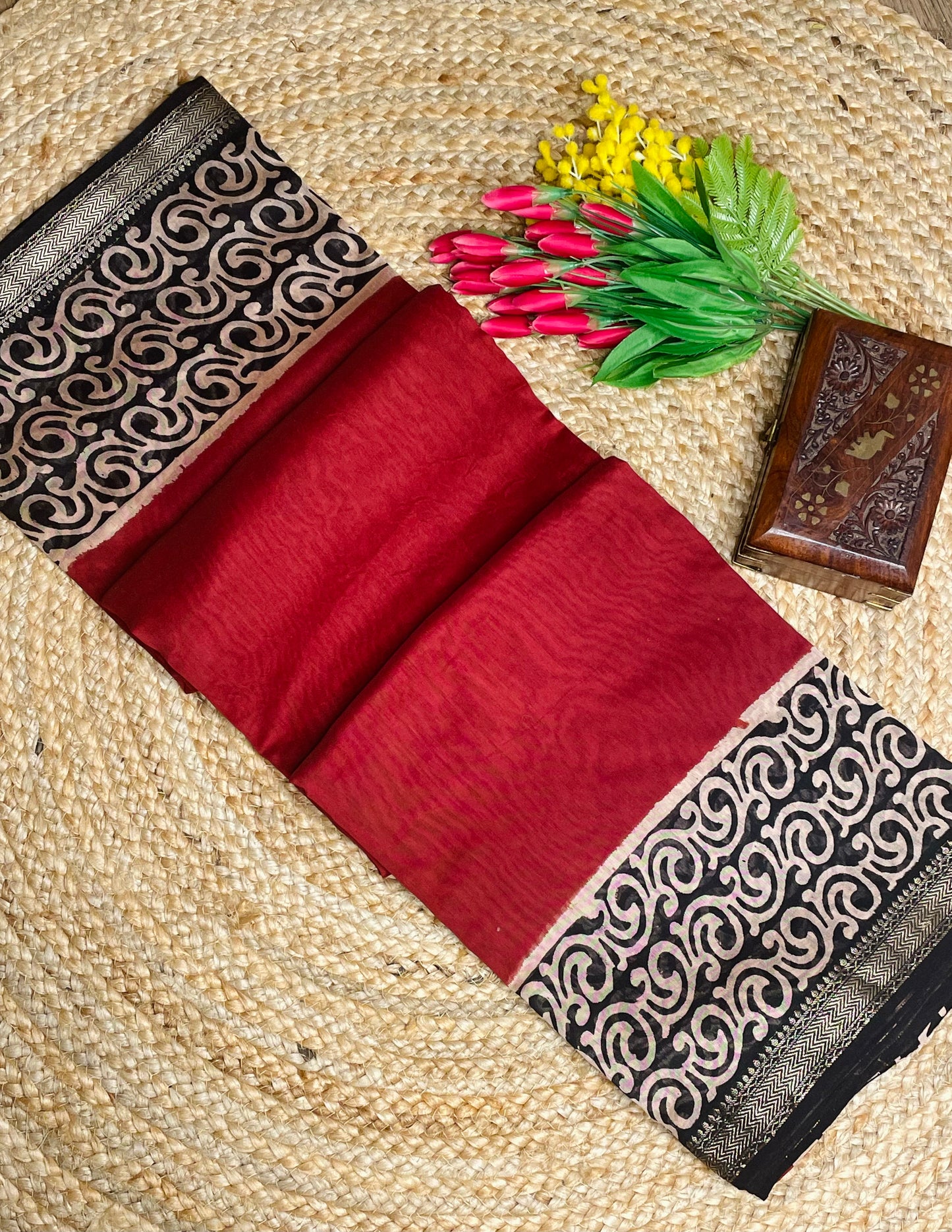 Crimson Charm Maheshwari