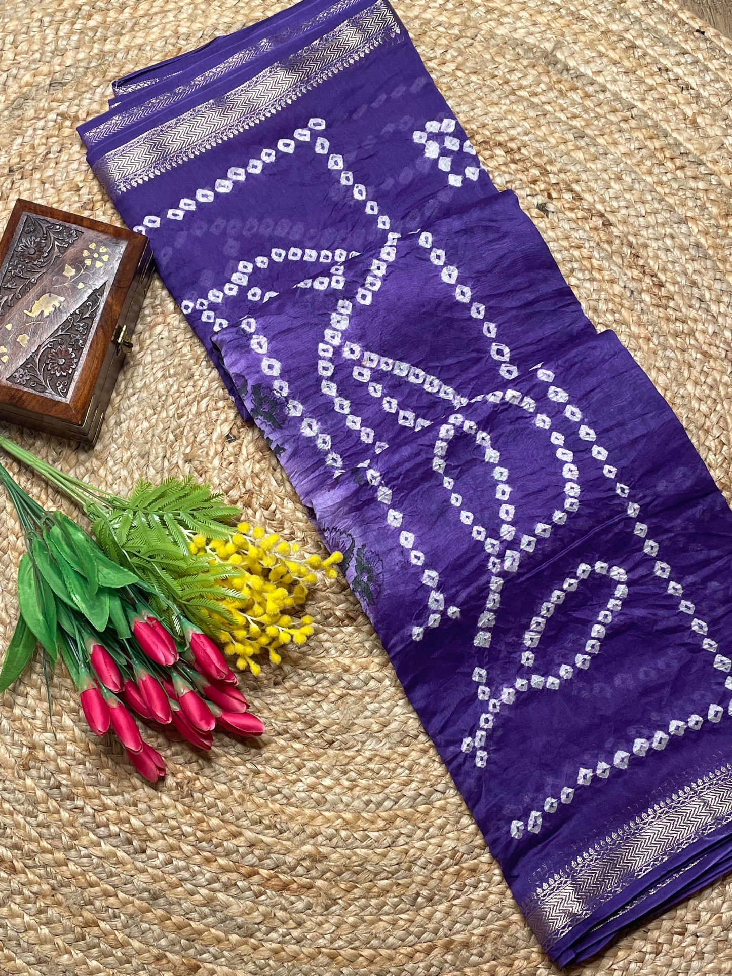 Lavender Elegance Maheshwari