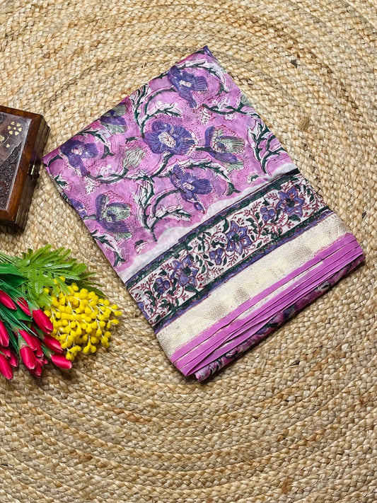 Lavender Blossom Maheshwari