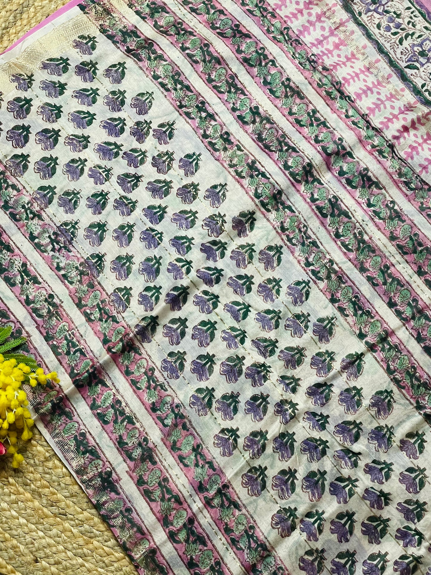 Lavender Blossom Maheshwari