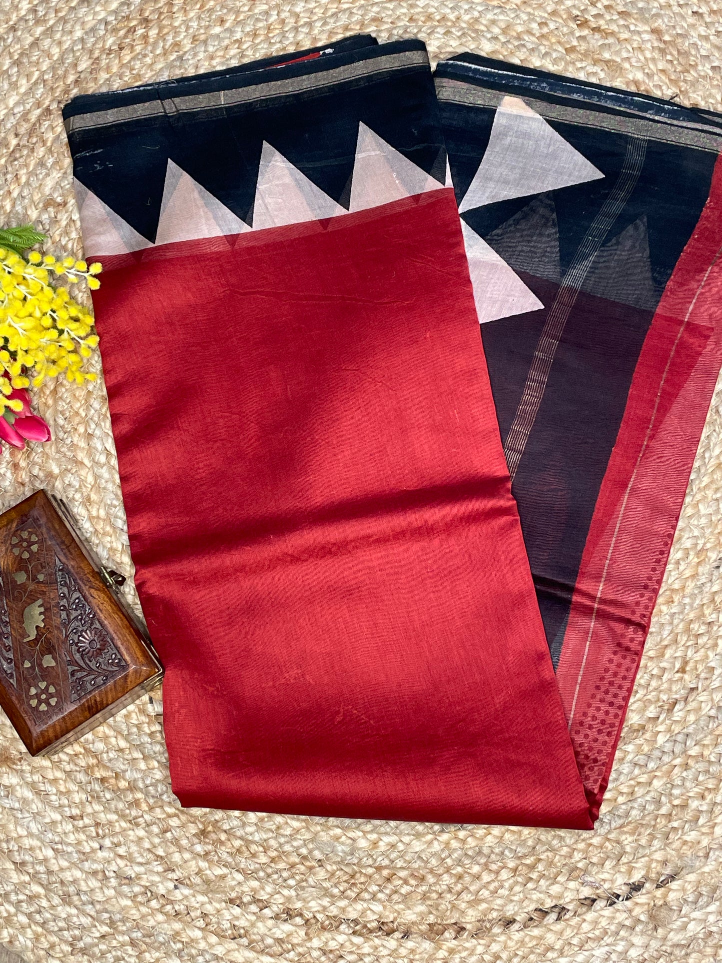Rudra Red Chanderi