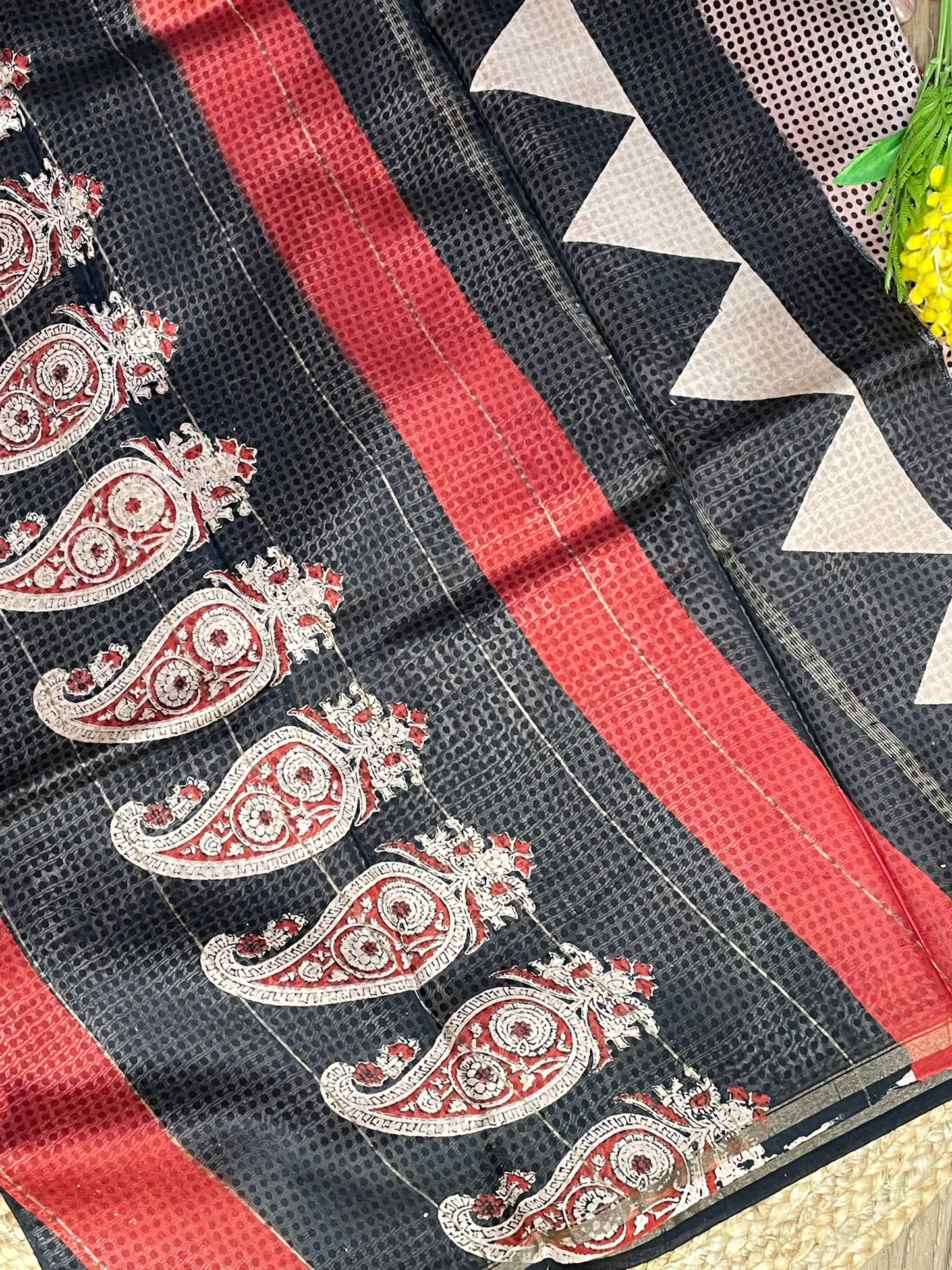 Rudra Red Chanderi