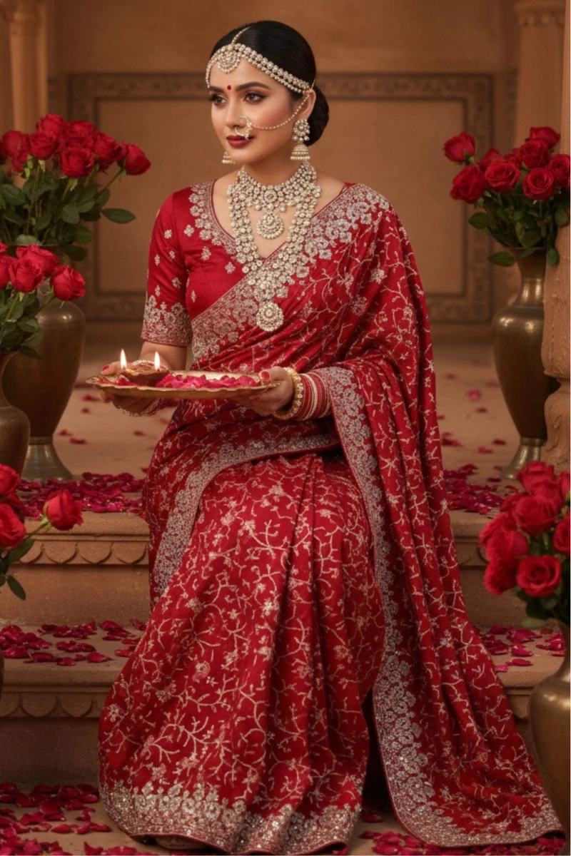 Bridal Sarees by Archies Attire – Crafted for Your Special Day