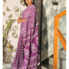 Purple Mulmul Cotton Saree