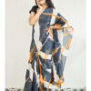 Tie and Dye Print Mulmul Cotton Saree