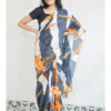 Tie and Dye Print Mulmul Cotton Saree