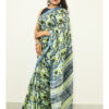 Light Green Cotton Linen Saree