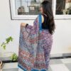 Multicolor Mulmul Cotton Saree