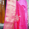 Pink Dola Silk Saree With Gotta Patti And Zari Work